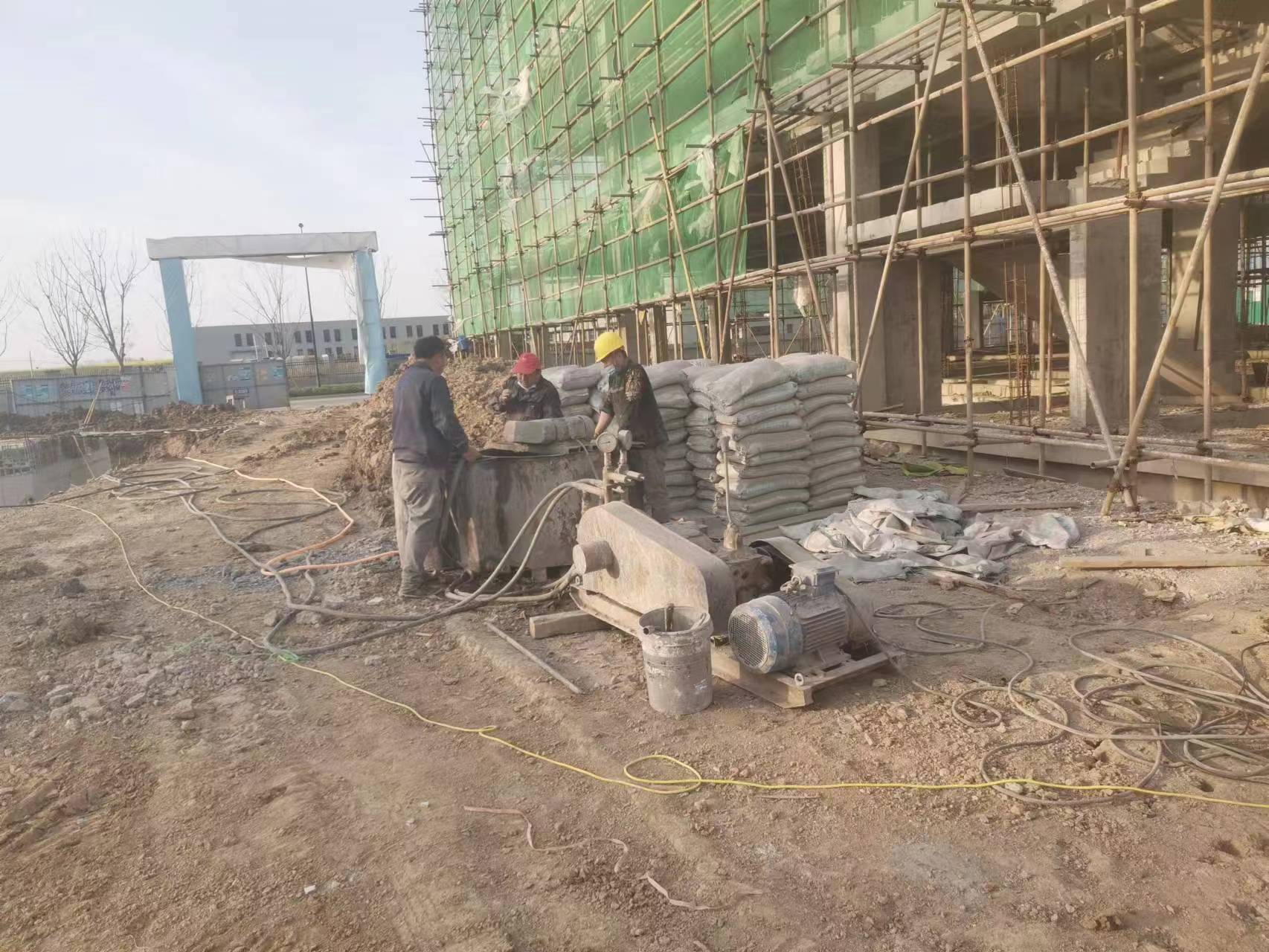 当阳别墅下沉注浆